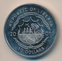 Libéria 2001. 10$ "Szabadság pillanatai-Spartacus rabszolgafelkelés Kr.e. 73-71" multicolo...