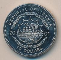 Libéria 2001. 10$ "Szabadság pillanatai-Gandhi 1869-1948." multicolor T:PP
Liberia 2001. 1...