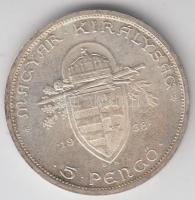 1938. 5P Ag "Szent István" T:2