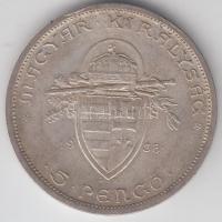 1938. 5P Ag "Szent István" T:2
