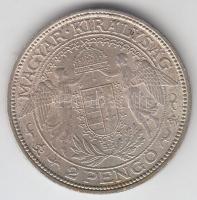 1939. 2P Ag "Madonna" T:1-,2