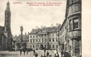 Sopron Vármegyeház, Bencés templom