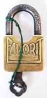cca 1900 Favorit Kallos pat. lakat kulccsal /  Vintage lock with key