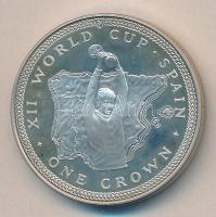 Man-sziget 1982. 1C Ag "Labdarúgó VB Spanyolország" T:PP
Isle of Man 1982. 1 Crown Ag &quo...