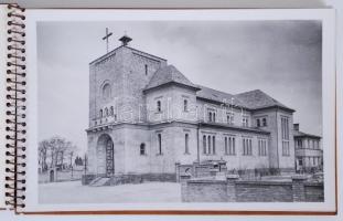 cca 1940 A kispesti Jézus szíve templom 10 képes fényképfüzet