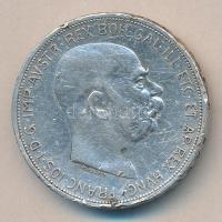 Ausztria 1909. 5K Ag T:3 Austria 1909. 5 Corona Ag C:F