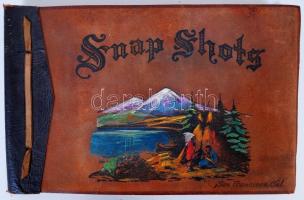 1930 Amerikai utazás képei 180 fotó igényes albumban, legtöbb képaláírással / USA 180 photos of a Jo...