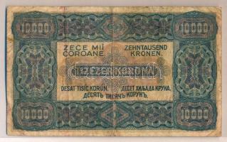 1923. 10.000K nyomdahely jelölés nélkül "80 FILLÉR - NYOLCVAN FILLÉR" felülnyomással T:III...
