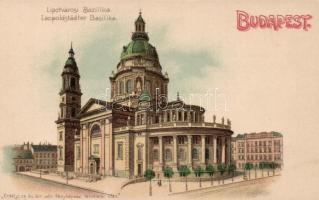 Budapest V. Bazilika litho