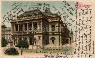 Budapest VI. Opera litho