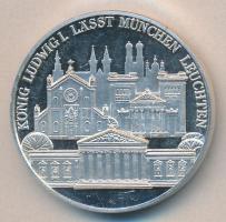 NSZK 1986. "I. Ludvig" Ag emlékérem (19.93g/1000/35mm) T:PP
GFR 1986. "Ludwig I"...