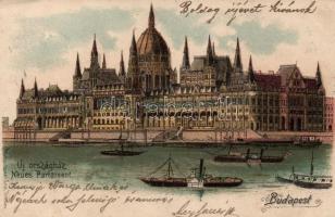 Budapest V. Parlament litho