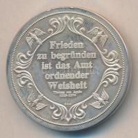 NSZK 1987. "Franz Josef Strauss Moszkvában" Ag emlékérem (19.91g/0.999/35mm) T:PP
GFR 1987...