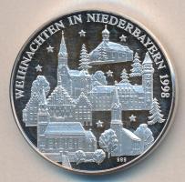 Németország 1998. "Karácsony Alsó-Bajorországban Ag emlékérem (15.05g/0.999/35mm) T:PP
Germany ...