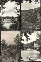 199 db modern, fekete-fehér magyar városképes lap / 199 modern, black and white Hungarian postcards