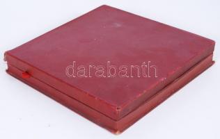 "1361-1961 Debrecen 600 éve város" feliratú bronz plakett, nagyméretű, jelzés nélkül, ered...