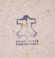 Zajácz Tamás (1952-): Ágak. Bőrkép, farost, jelzett hátul, széle kopott, 18×25 cm