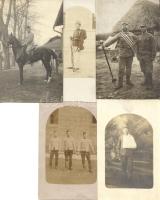 cca 1915-1918 Katonai 5 fotólap / Military, soldiers 5 photocards