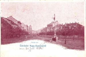 1899 Nagykanizsa Deák tér (vágott/cut)