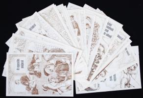 Az Illatos kert c. könyv erotikus illusztrációi és a könyvet ismertető rövid szöveg 1983-ból 22 db s...