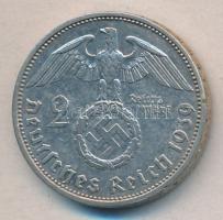 Német 3. Birodalom 1939A 2M Ag "Hindenburg" T:2
German Third Reich 1939A 2 Marks Ag "...