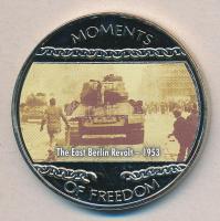 Libéria 2004. 10$ "Szabadság pillanatai-A kelet-berlini népfelkelés 1953." multicolor T:PP Liberia 2004. 10 Dollars "Moments of Freedom-The East Berlin Revolt 1953." multicolor C:PP