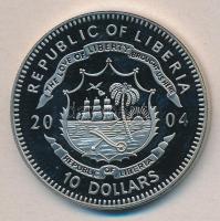 Libéria 2004. 10$ "Szabadság pillanatai-Simón Bolívar felszabadító harca 1819." multicolor...
