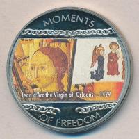 Libéria 2004. 10$ "Szabadság pillanatai-Jean d´Arc 1429." multicolor T:PP Liberia 2004. 10 Dollars "Moments of Freedom-Jean d´Arc the virgin of Orleans 1429." multicolor C:PP