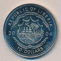 Libéria 2004. 10$ "Szabadság pillanatai-Lech Walesa és a Szolidaritás 1980." multicolor T:...