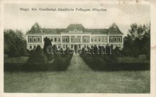 Debrecen-Pallag Gazdasági Akadémia, főépület (EK)