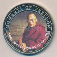 Libéria 2001. 10$ "Szabadság pillanatai-A Nobel-díjas Dalai Lama 1989." multicolor T:PP Liberia 2001. 10 Dollars "Moments of Freedom-Nobel Price for the Dalai Lama 1989." multicolor C:PP