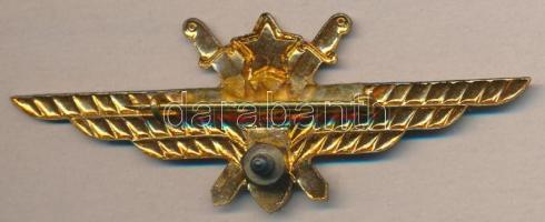 1975. zománcozott 1. osztályos megfigyelő jelvény, felcsavarozható is T:2
1975. First class navigato...