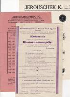 Ca. 1920 Dísztorna ünnepség meghívója + Jelvény árjegyzék mintalappal