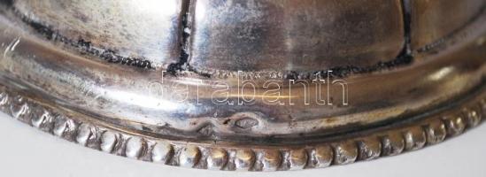 1872-1922 Belül aranyozott ezüst (Ag) kiöntő 800-as tisztaságú pesti fémjellel, mesterjeggyel / 
Sil...