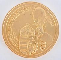 Bozó Gyula (1913-2004) 1975. Mindszenty bíboros emlékére aranyozott Br nagy MINTA érem (94mm) öntött...