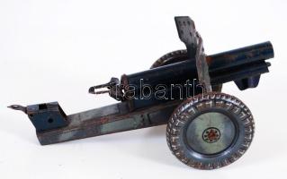 Fém tarack makett /  Metal model of a howitzer, 16x8cm