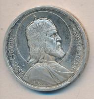 1938. 5P Ag "Szent István" T:2- ph.