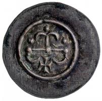 1141-1162. Denar Ag "II. Géza". Kampós kereszt, közöttük kereszt díszítménnyel. (0.21g) T:...