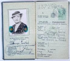 1940 Keményfedeles útlevél / Hungarian passport