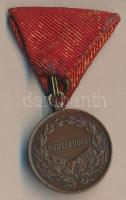 1917. Bronz Vitézségi Érem "IV. Károly / Fortitudini" mellszalaggal T:2 ph.
1917. Medal fo...