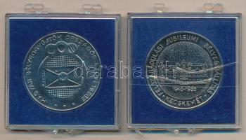 1984. "MÉE - Levélbélyeggyűjtők Első Hazai Egyesülete" ffém emlékérem T:BU + 1985. "M...