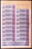 1903. Magyar Korona Országai 4%-kal kamatozó Járadékkölcsön államadóssági kötvénye 500K-ról szelvény...