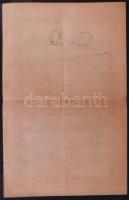 1903. Magyar Korona Országai 4%-kal kamatozó Járadékkölcsön államadóssági kötvénye 500K-ról szelvény...