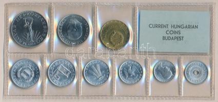 1978. 2f-10Ft 9db klf érmés forgalmi sor fóliatokban T:1