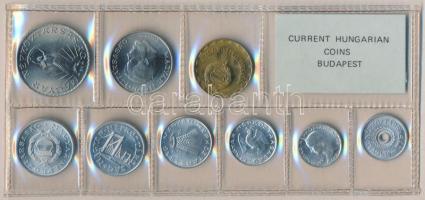 1981. 2f-10Ft 9db klf érmés forgalmi sor fóliatokban T:1