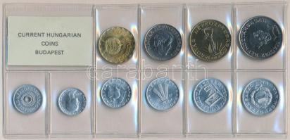1987. 2f-20Ft 10db klf érmés forgalmi sor fóliatokban T:1