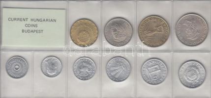 1983. 2f-20Ft 10db klf érmés forgalmi sor fóliatokban T:1