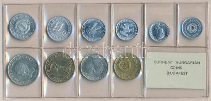 1984. 2f-20Ft 10db klf érmés forgalmi sor fóliatokban T:1