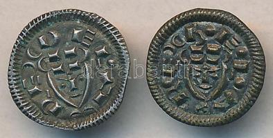 1131-1141. Denár Ag "II. Béla" (2x) T:1,1- Unger I.: 43., Huszár: 50.