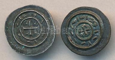 1131-1141. Denár Ag "II. Béla" (2x) T:1,1-
Unger I.: 43., Huszár: 50